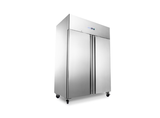 Dulap frigorific din inox, Frigider 1400 Litri - 6 Rafturi Reglabile GN 2/1, pe roți - Img 9