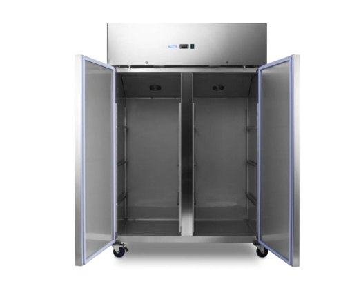 Dulap frigorific inox 1200 Litri cu roți, 6 Rafturi Reglabile GN 2/1 - Img 5