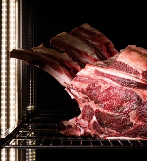 Dulap frigorific păstrare carne maturată cu ușă sticlă, 150 kg, STORAGE GREEN 700 BLACK - Img 5
