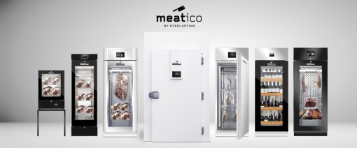 Dulap frigorific păstrare carne maturată cu ușă sticlă, 150 kg, STORAGE 700 BLACK GREEN - Img 2