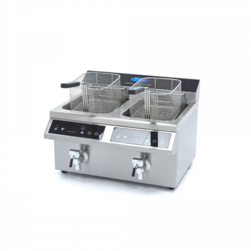 Friteuză cu inducție 2x 8 Litri, cu robinet - Img 3
