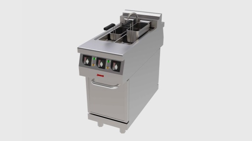 Friteuză electrică profesională 16 Litri, Jemi - Img 2