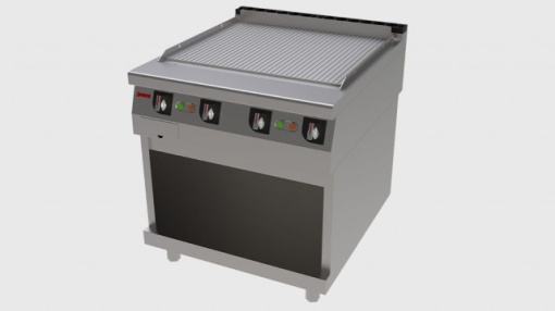 Fry top electric cu suprafață striată, Jemi - Img 2