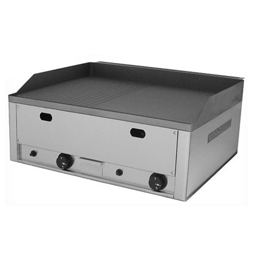 Fry top grill pe gaz cu suprafață netedă și striată, Beckers - Img 2