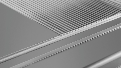 Fry top striat pe gaz 45x100 cm, Jemi - Img 3