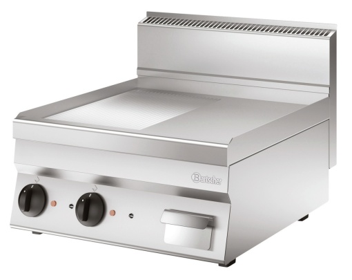 Grill dublu electric cu placă netedă/striată de banc, Bartscher - Img 2