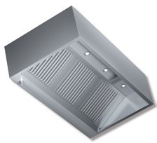 Hotă de perete cubică cu motor, 3000x1400 mm - Img 2