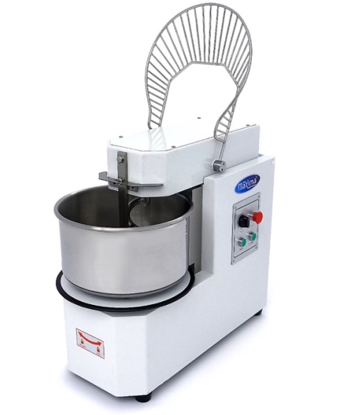 Malaxor Aluat 20 L - 12 kg Aluat, 2 viteze, bol detașabil, Alb, Maxima - Img 6