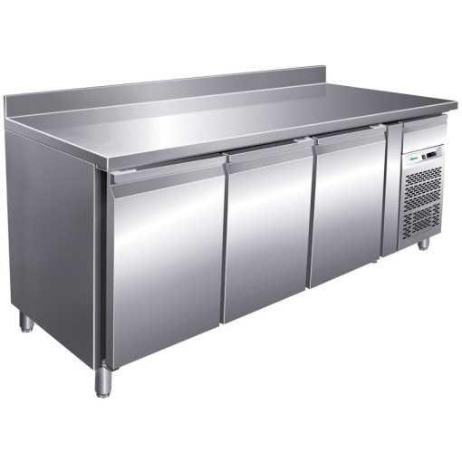 Masă de congelare cu 3 uși, agregat lateral și rebord, 1795x700 mm, Forcar - Img 2