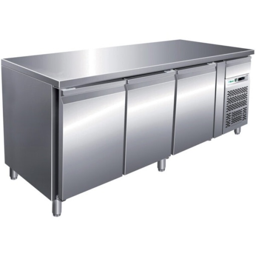 Masă frigorifică pentru patiserie cu 3 uși, 2020x800 mm - Img 3