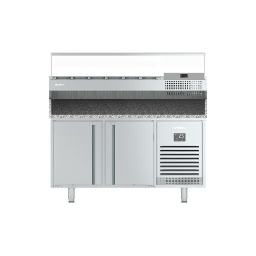 Masă frigorifică pentru pizza 1490x700x830 mm, 305+35 L, Infrico Spania - Img 7