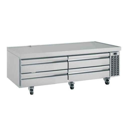 Masă rece, bază frigorifică pentru linia de gătit, 2464x666 mm Infrico - Img 4