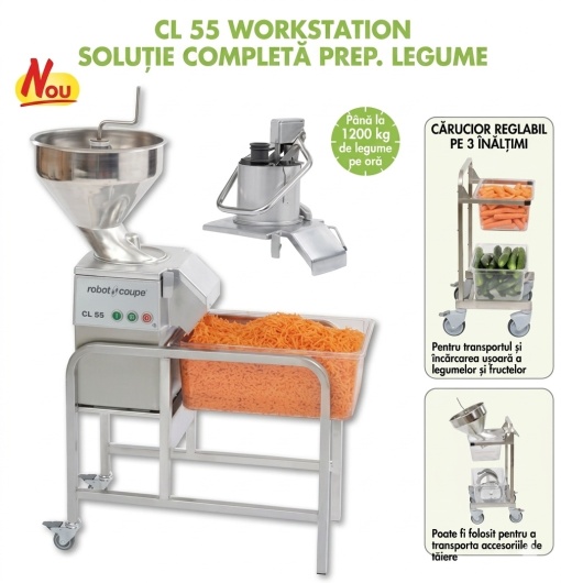 Robot profesional de tăiat legume CL 55 Workstation, Robot Coupe - Img 6