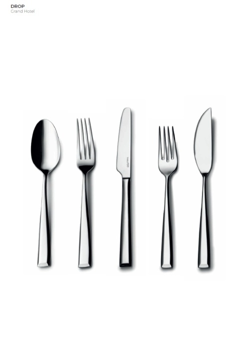 Set de 12 cuțite inox, GRAND HOTEL DROP - Img 6