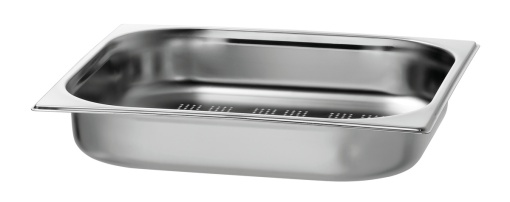 Tavă de inox (perforată) GN2/3 h 65 mm - Img 2