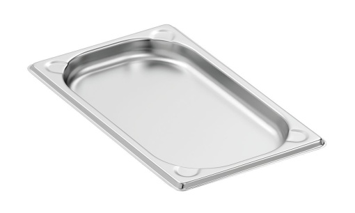 Tavă de inox (suprafață mată) GN1/4 h 20 mm - Img 3