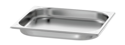 Tavă de inox (suprafață mată) GN2/3 h 40 mm - Img 2