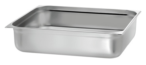 Tavă gastronomie GN 2/1 din oțel inoxidabil, adâncime 150 mm - Img 3