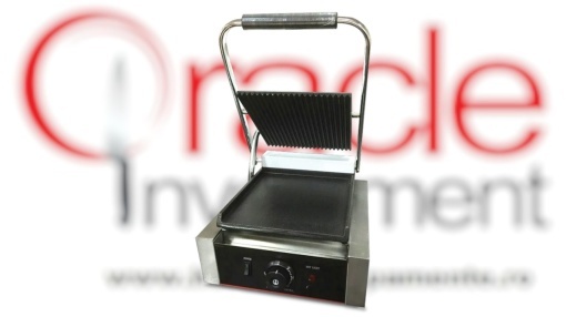 Toaster cu mecanism prin apăsare pe plăci netede/striate, 30x37 cm