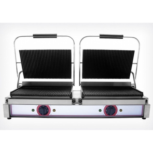 Toaster dublu cu mecanism prin apăsare pe plăci striate, profesional beckers - Img 2