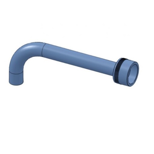 Tub de injecție curbat pentru mașina de injectat crema, 20 cm Dosicream - Img 2
