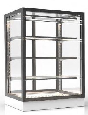 Vitrină caldă cu LED 600x600x950 mm, Sayl - Img 2