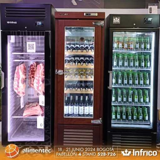 Vitrină frigorifică, 500 litri, Infrico - Img 7