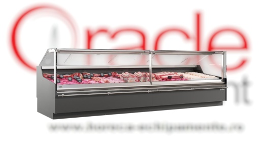 Vitrină frigorifică de expunere, incorporabilă, inox 2500x1220 mm, Infrico