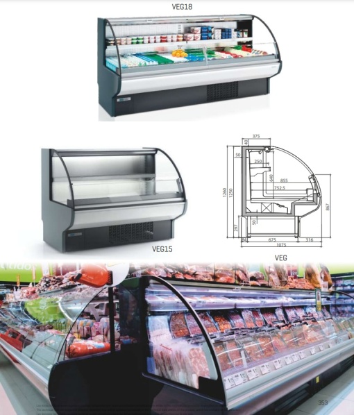 Vitrină frigorifică închisă de expunere, plug in, inox 938x1260 mm, magazin sau supermarket, Infrico - Img 8