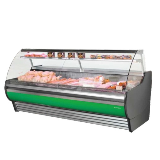 Vitrină frigorifică modulară de expunere inox 938x1290 mm, Infrico - Img 2