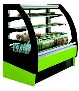 Vitrină frigorifică pentru cofetărie/patiserie, AMBAR, 938x810x1300 mm cu acces dublu - Img 3