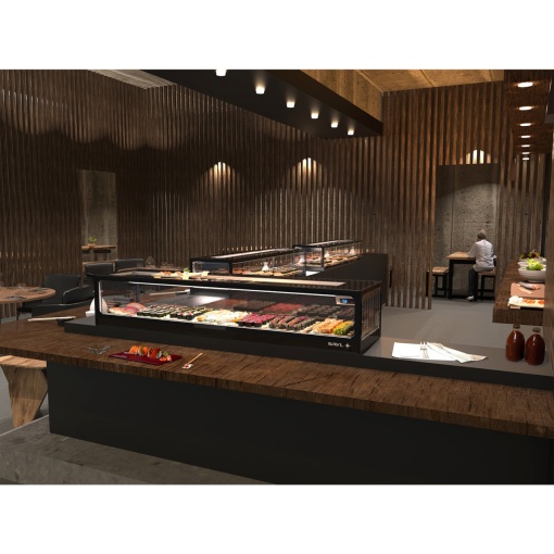 Vitrină frigorifică pentru sushi LOGIC, 6xGN1/3 - Img 5