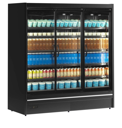 Vitrină frigorifică Supermarket 1110 Litri cu ușă de sticlă, Tefcold - Img 6