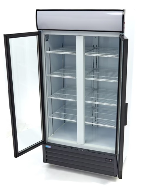 Vitrină frigorifică verticală 800 L, pentru băuturi, cu două uși, Maxima - Img 3
