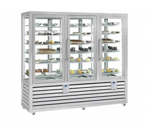 Vitrina frigorifica verticala pentru inghetata 3 usi, 1388 L