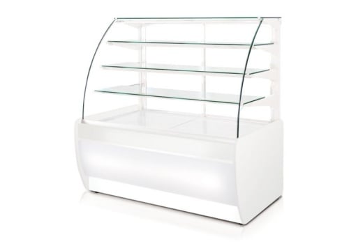 Vitrină neutră expunere 1020 mm cu sticlă curbată, Rapa Polonia - Img 3