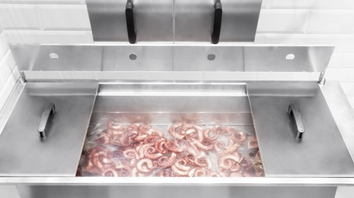 Aparat gătire lentă Sous vide IDROMAX250, ecran tactil, 250 litri, +90°C, 13kW, 400V, Valko - Img 5