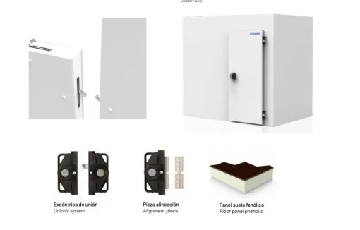 Cameră Frigorifică Modulară de Congelare Impafri Polar Max PMG2122424, 2400x2400x2120h mm - Img 3