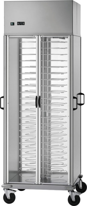 Cărucior transport tip dulap refrigerat pentru 88 farfurii, Forcar - Img 2