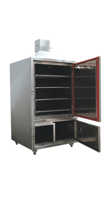 Cuptor de afumare profesional pe cărbuni sau lemne - Img 2