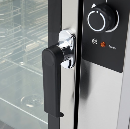 Cuptor electric combisteamer profesional, 10 tăvi GN1/1 sau 60x40 cm, Maxima - Img 3