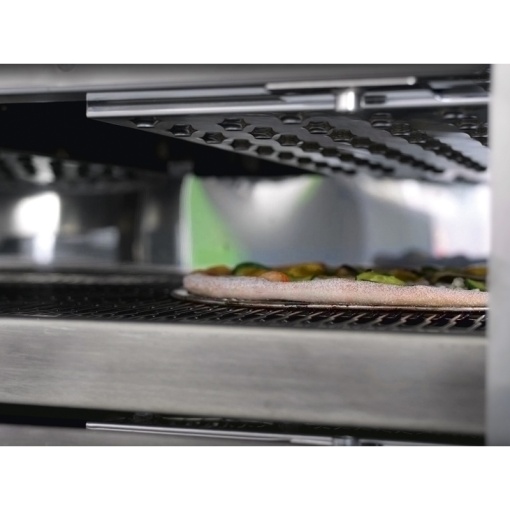 Cuptor pe gaz tip tunel 500 covrigi sau 86 pizza/oră, C/50 Prismafood Italia - Img 6