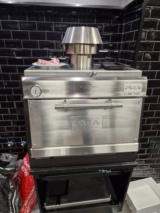 Cuptor pentru Steak pe cărbuni, deschidere verticaă, Pira 80 Lux SD - Img 4