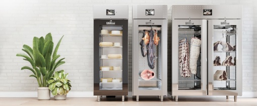 Dulap frigorific cu ușă din sticlă pentru maturare carne, 150 kg, STG GREEN MEAT 700 VIP - Img 2