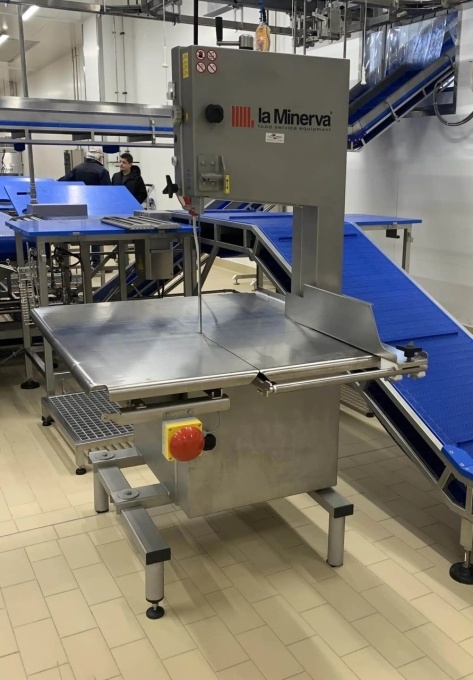 Fierăstrău pentru oase, 3200 mm cu masă culisantă, Minerva - Img 4
