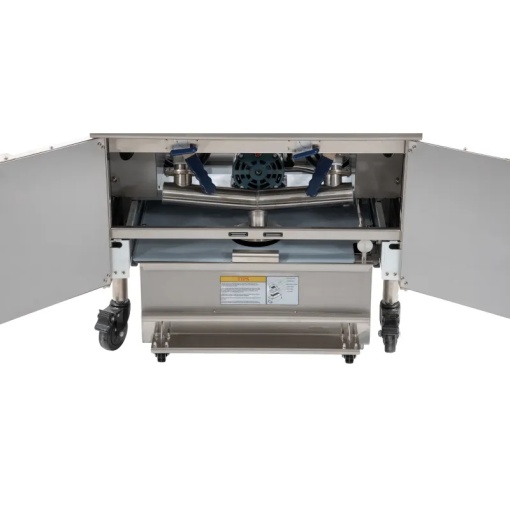 Friteuză electrică profesională cu filtrare, automată cu lift 2x 22 Litri, Casselin - Img 5