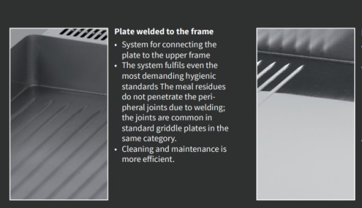 Fry top electric cu suprafață netedă/ striată - Img 3