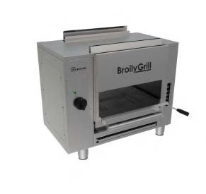 Grătar pentru steak, burger BroilyGrill electric 220V, Casta 800x450/630x745 mm - Img 2