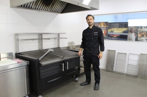 Grătar profesional Barbeque pentru Steak pe cărbuni, PIRA BBQ M150 - Img 13