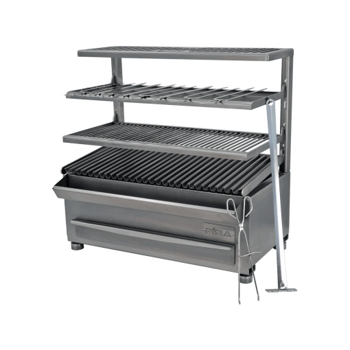 Grătar robata, shashlik sau frigărui, INOX 790x410x780 mm - Img 8